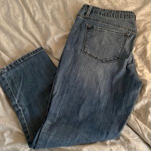 Simply Vera Vera Wang Mid Rise Boyfriend Denim Capri